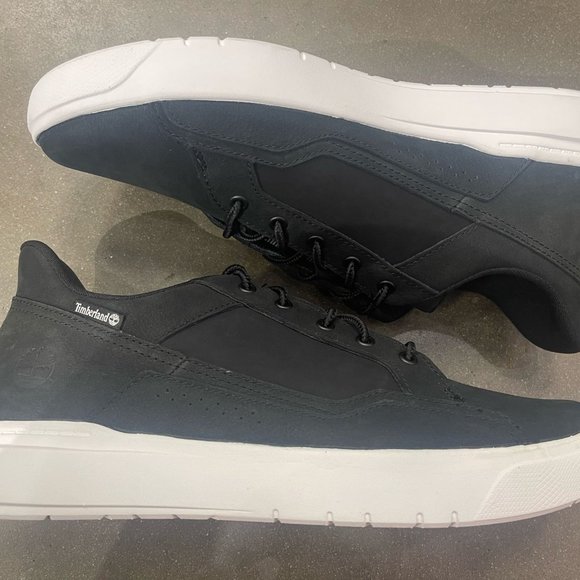 NEW TIMBERLAND MEN'S ALLSTON LOW LACE SNEAKER BLACK NUBUCK A69WD ALL SIZES - Picture 6 of 8